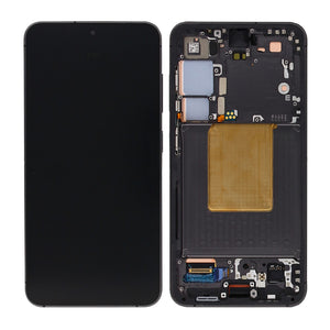 Samsung Galaxy S24 S921B Display And Digitizer With Frame Onyx Black Pre-Assembled