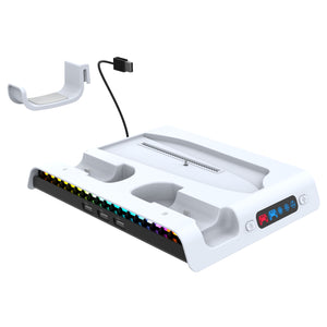 For Sony PlayStation 5 SLIM Multifunctional Charging Dock Set (PG-P5S006) Black And White OEM
