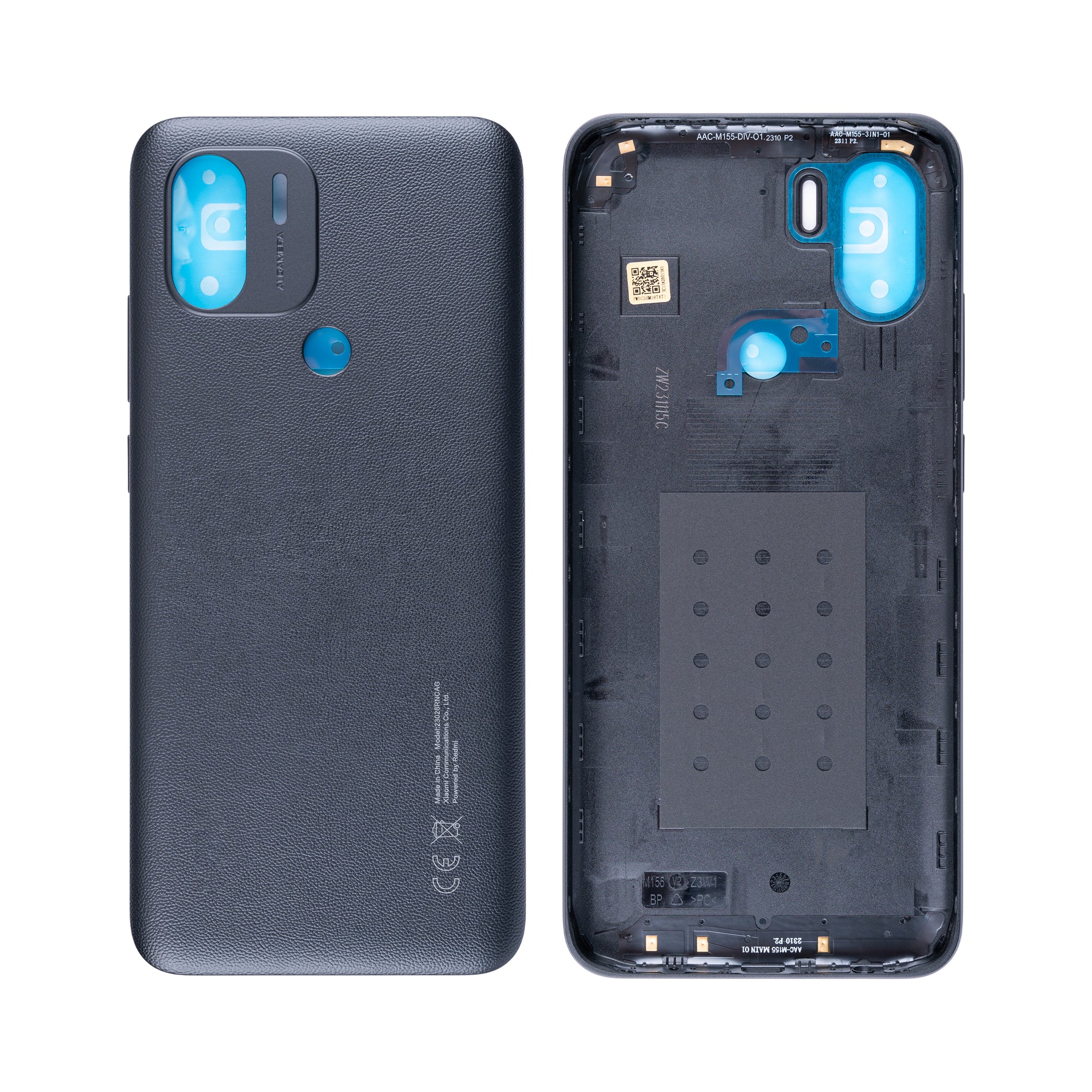 Xiaomi Redmi A1 Plus Back Cover Without Lens Black OEM
