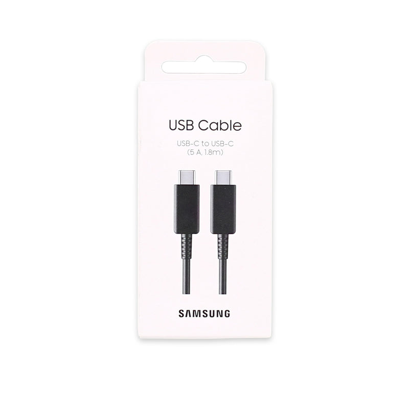Samsung EP-DX510JBEGUS Data Cable USB-C to USB-C 5A 1.8 m Black Original
