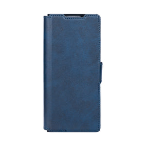 Rixus Wallet Case With Pen Holder For Samsung Galaxy Z Fold6 Blue