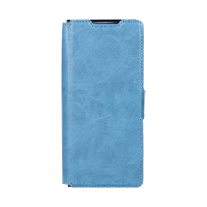 Rixus Wallet Case With Pen Holder For Samsung Galaxy Z Fold6 Sierra Blue