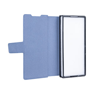 Rixus Wallet Case With Pen Holder For Samsung Galaxy Z Fold6 Sierra Blue