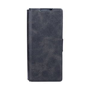 Rixus Wallet Case With Pen Holder For Samsung Galaxy Z Fold5 Black
