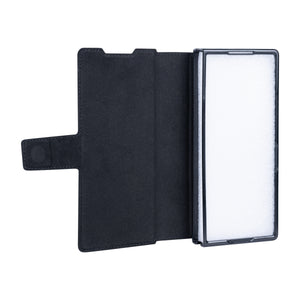 Rixus Wallet Case With Pen Holder For Samsung Galaxy Z Fold5 Black