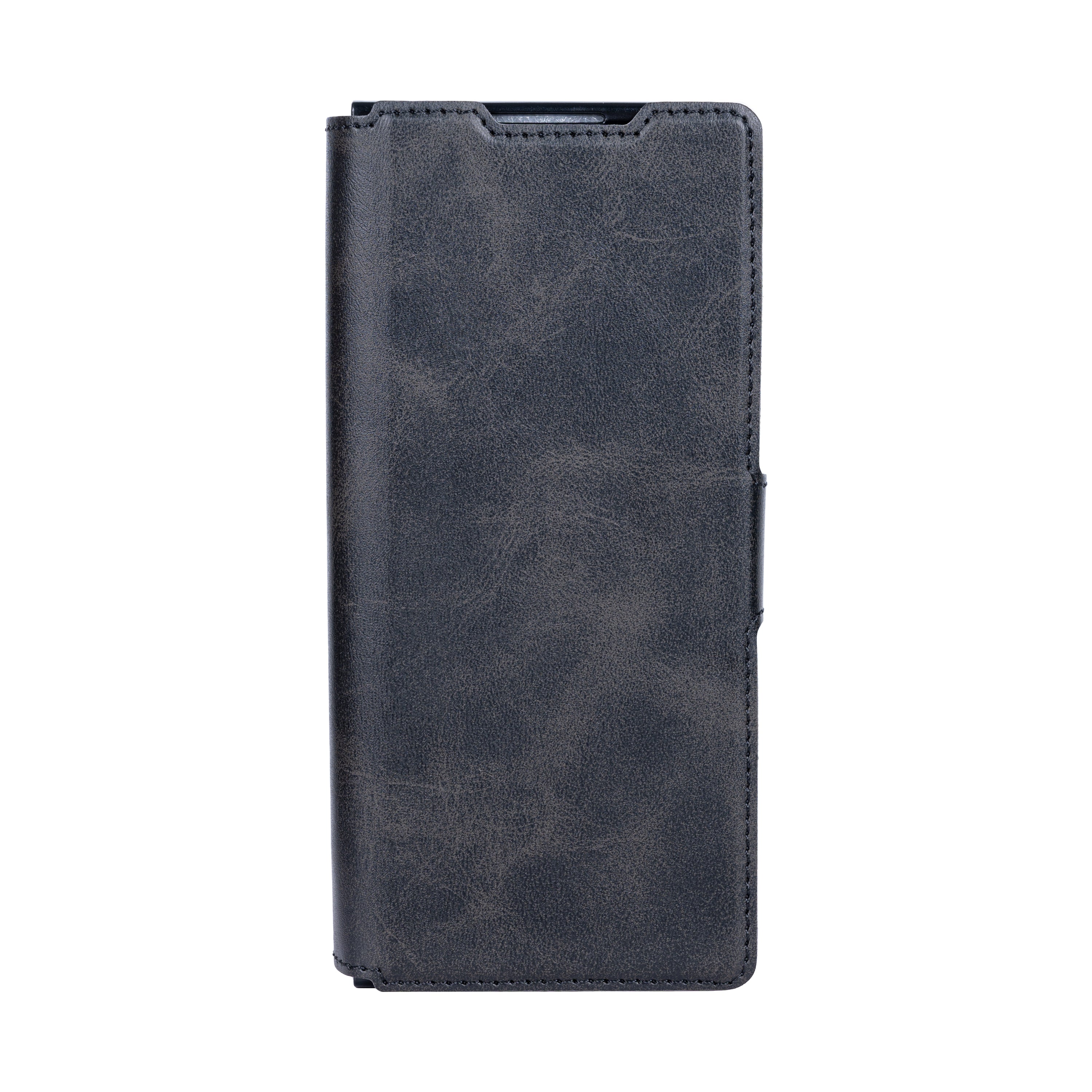 Rixus Wallet Case With Pen Holder For Samsung Galaxy Z Fold4 Black