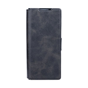Rixus Wallet Case With Pen Holder For Samsung Galaxy Z Fold4 Black