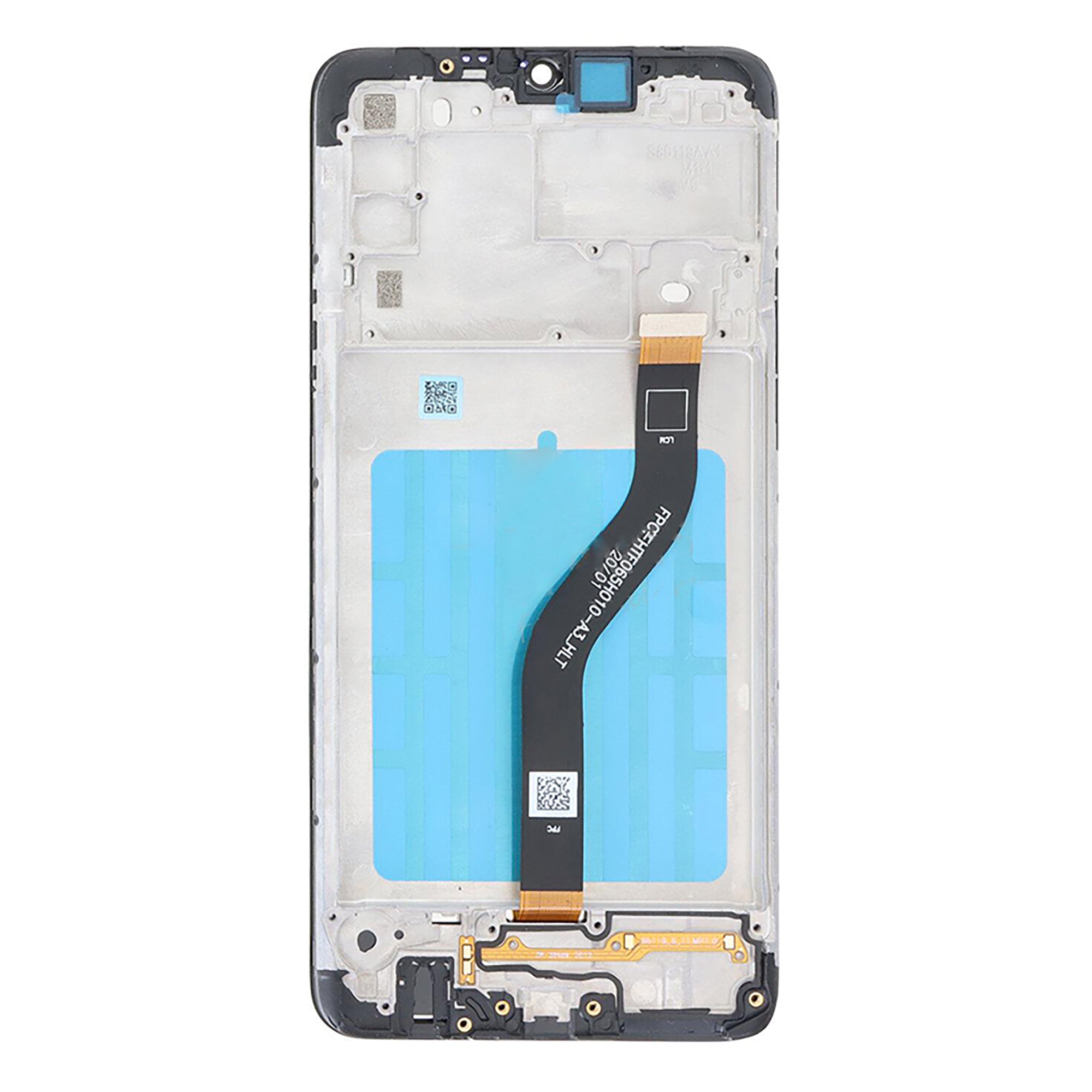 Samsung Galaxy A20s A207F Display And Digitizer With Frame Black OEM