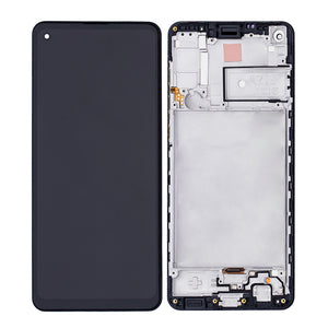 Samsung Galaxy A21s A217F Display And Digitizer With Frame Black OEM
