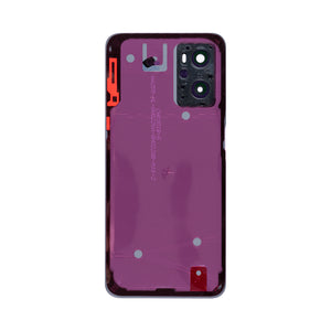 Oppo A76 Back Cover With Lens Glowing Black OEM