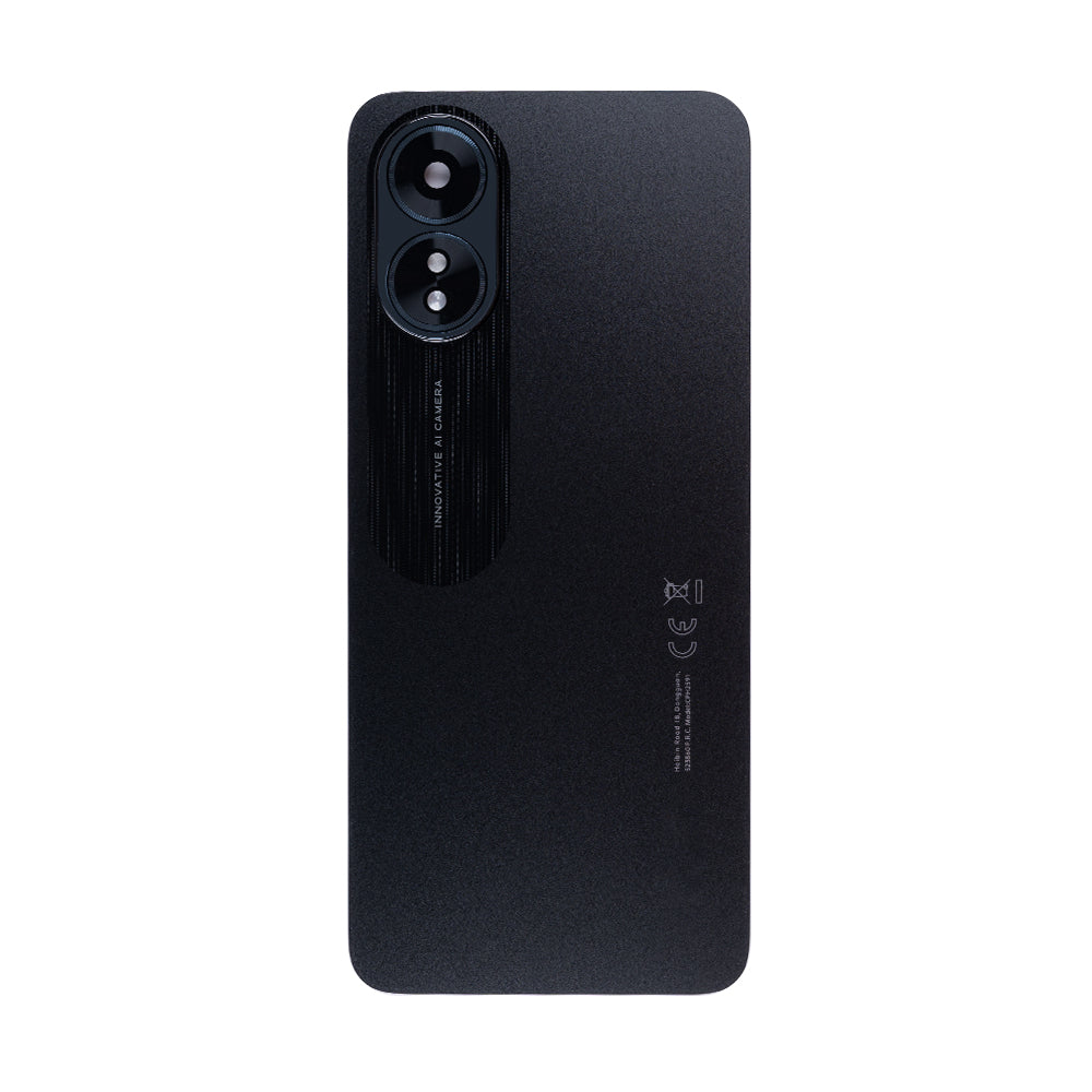Oppo A18 (CPH2591) Back Cover Glowing Black With Lens OEM