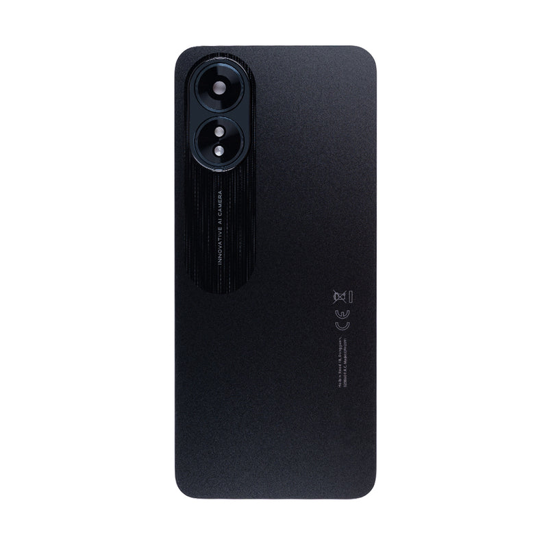 Oppo A18 (CPH2591) Back Cover Glowing Black With Lens OEM