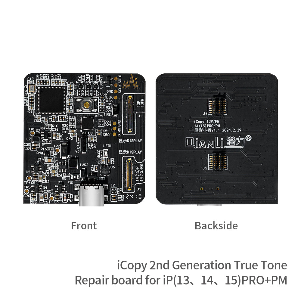 QIANLI iCopy 2nd Generation True Tone Repair Board For Apple iPhone 13 Pro, 13 Pro Max, 14 Pro, 14 Pro Max, 15 Pro, 15 Pro Max