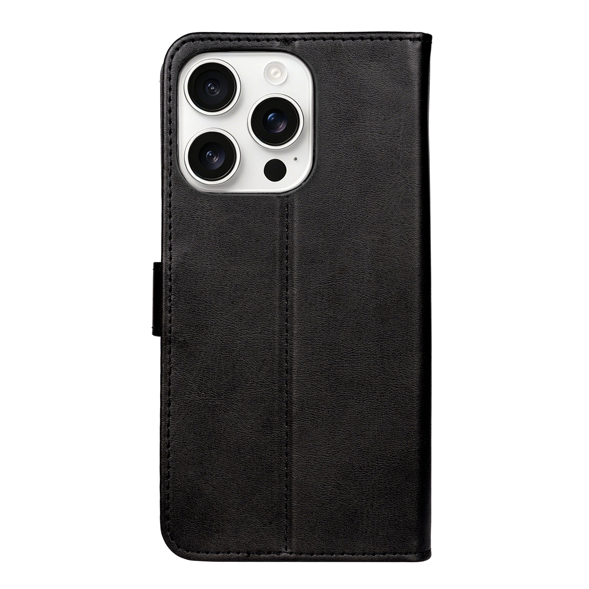 Rixus Bookcase For Apple iPhone 16 Pro Black