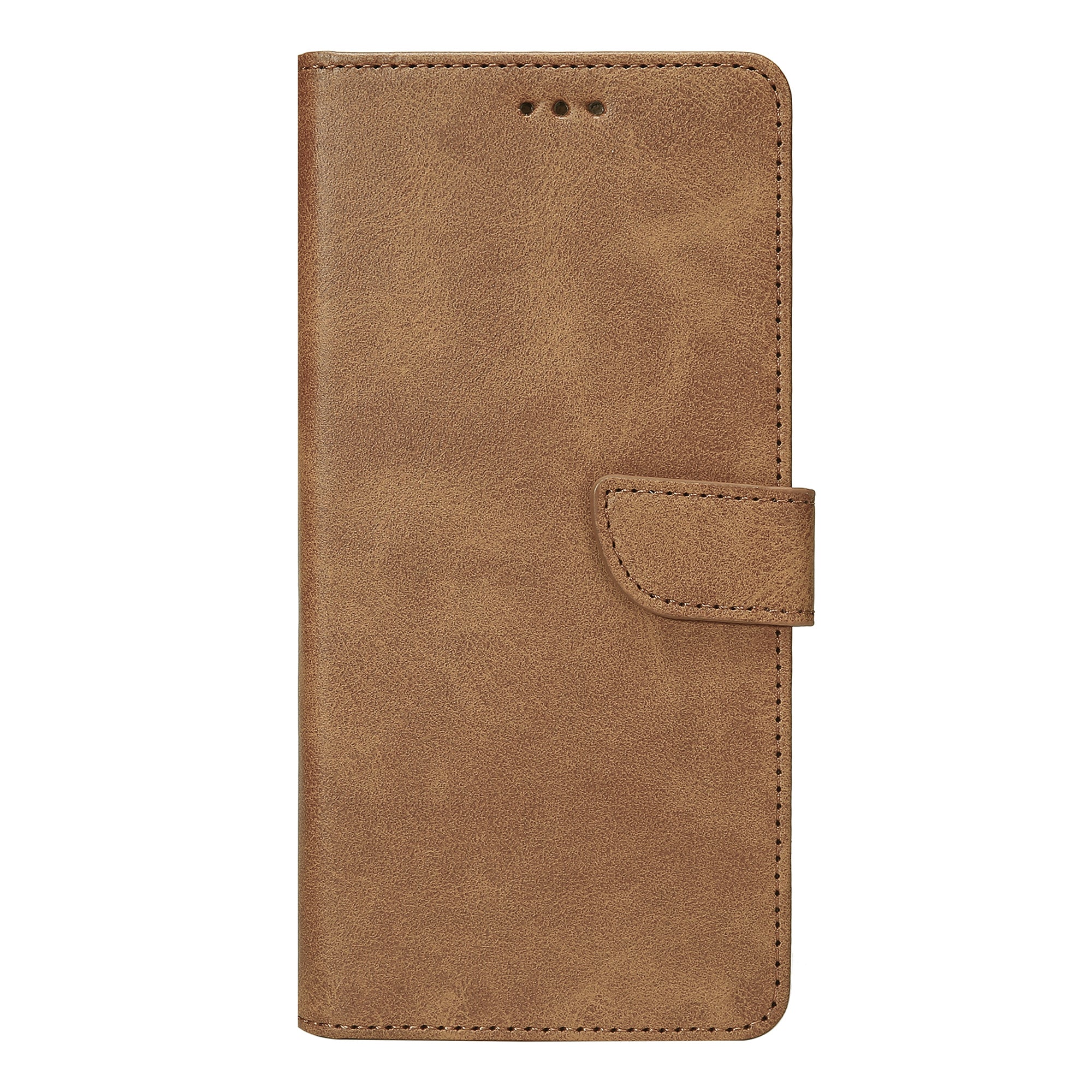 Rixus Bookcase For Apple iPhone 16 Pro Light Brown