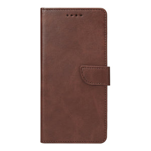 Rixus Bookcase For Apple iPhone 16 Pro Max Brown