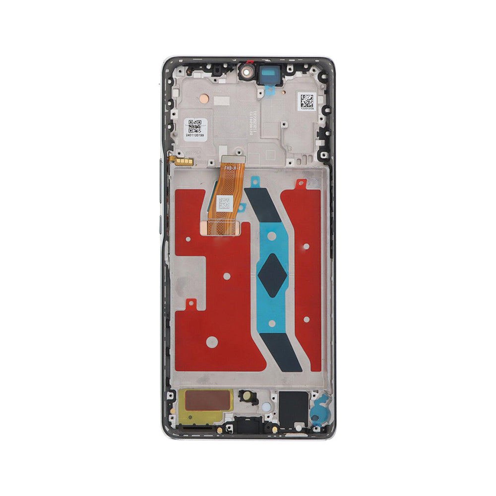 Huawei Honor Magic5 Lite, Honor X9a Display And Digitizer With Frame Titanium Silver OEM