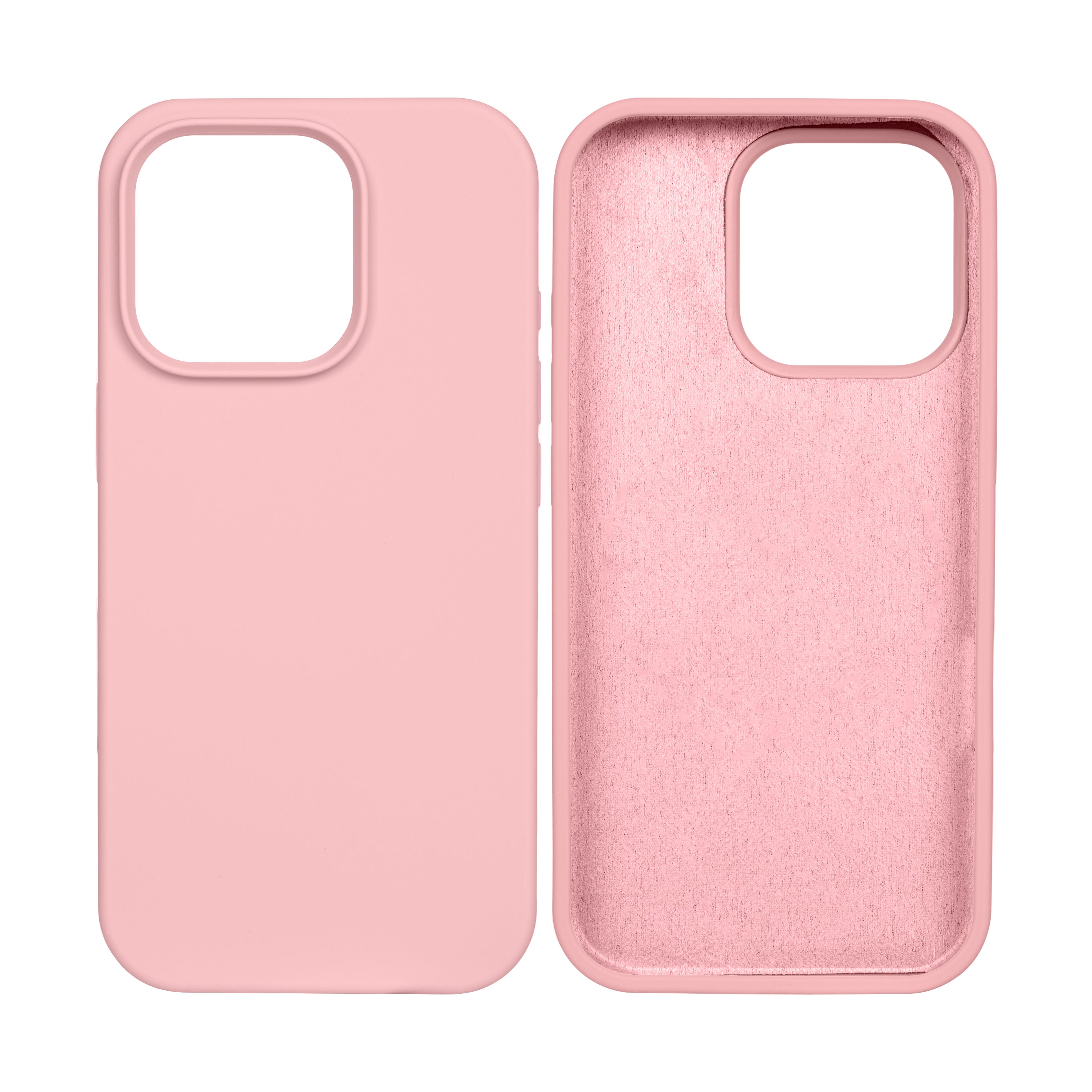 Rixus Soft TPU Phone Case For Apple iPhone 16 Pro Pink