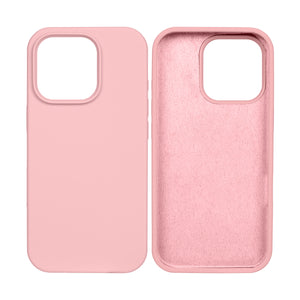 Rixus Soft TPU Phone Case For Apple iPhone 16 Pro Pink