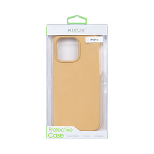 Rixus Soft TPU Phone Case For Apple iPhone 16 Pro Gold