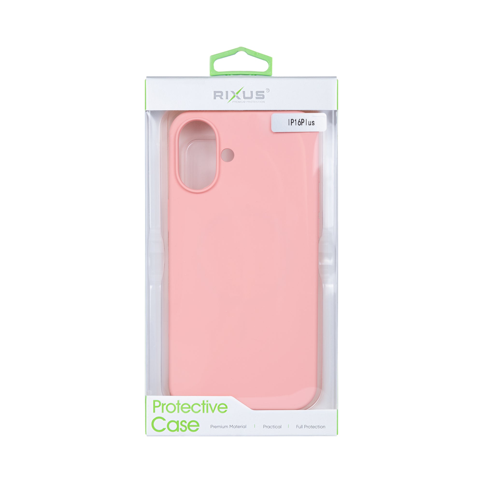 Rixus Soft TPU Phone Case For Apple iPhone 16 Plus Pink