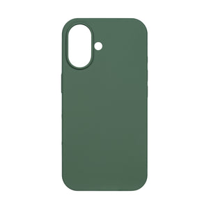 Rixus Soft TPU Phone Case With MagSafe Compatible For Apple iPhone 16 Dark Green