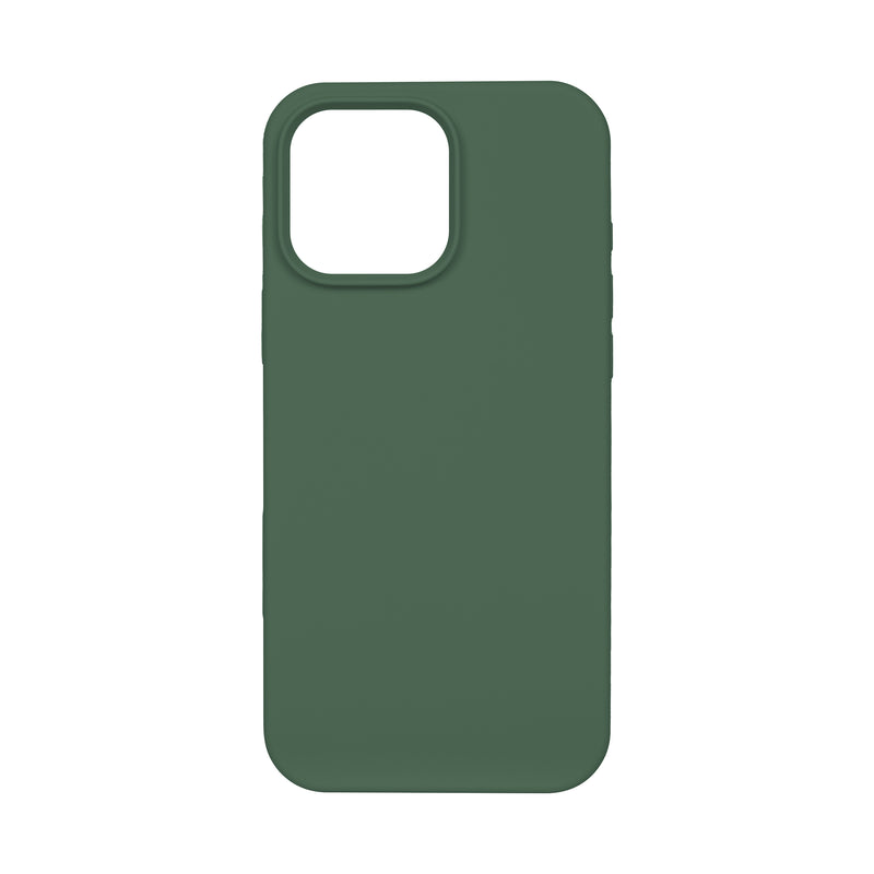 Rixus Soft TPU Phone Case With MagSafe Compatible For Apple iPhone 16 Pro Dark Green