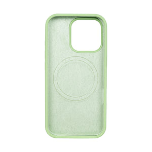 Rixus Soft TPU Phone Case With MagSafe Compatible For Apple iPhone 16 Pro Max Matcha