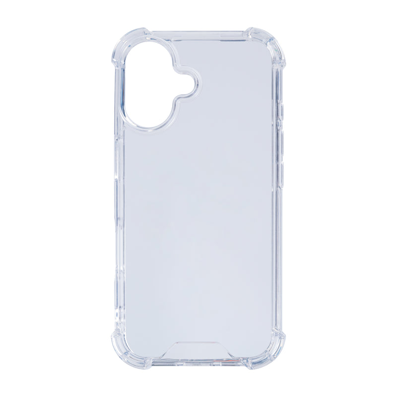Rixus Anti-Burst Case For Apple iPhone 16 Transparent