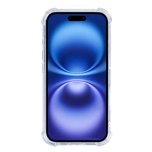Rixus Anti-Burst Case For Apple iPhone 16 Transparent