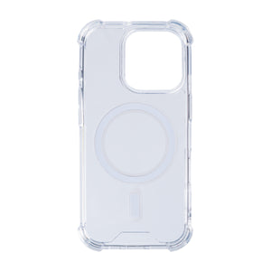 Rixus Anti-Burst Case With MagSafe For Apple iPhone 16 Pro Max Transparent