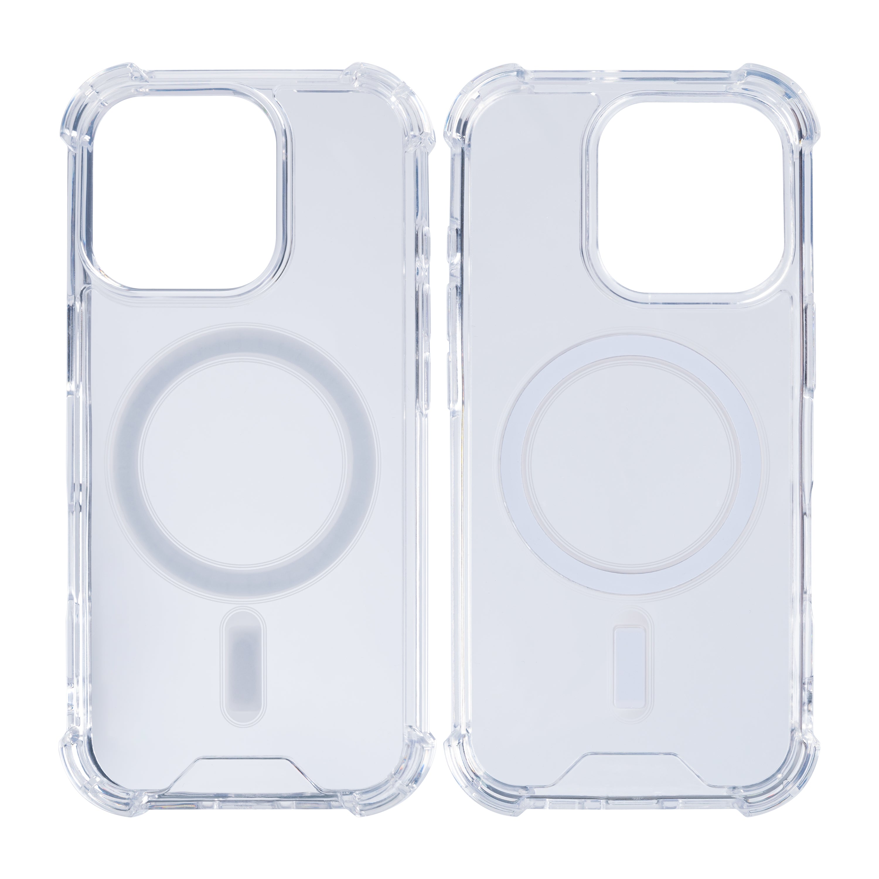 Rixus Anti-Burst Case With MagSafe For Apple iPhone 16 Pro Max Transparent