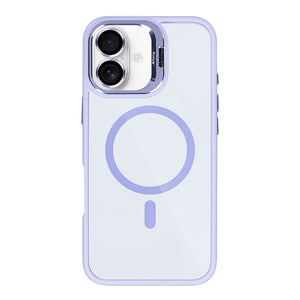 Rixus Classic 03 Case With MagSafe Compatible For Apple iPhone 16 Plus Light Purple
