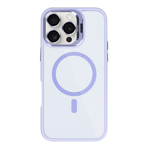 Rixus Classic 03 Case With MagSafe Compatible For Apple iPhone 16 Pro Max Light Purple