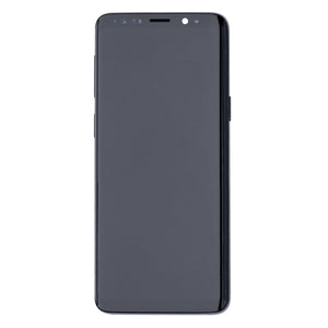 Samsung Galaxy S9 G960F Display And Digitizer With Frame Midnight Black Refurbished