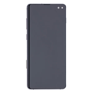 Samsung Galaxy S10 Plus G975F Display And Digitizer With Frame Prism Black Refurbished