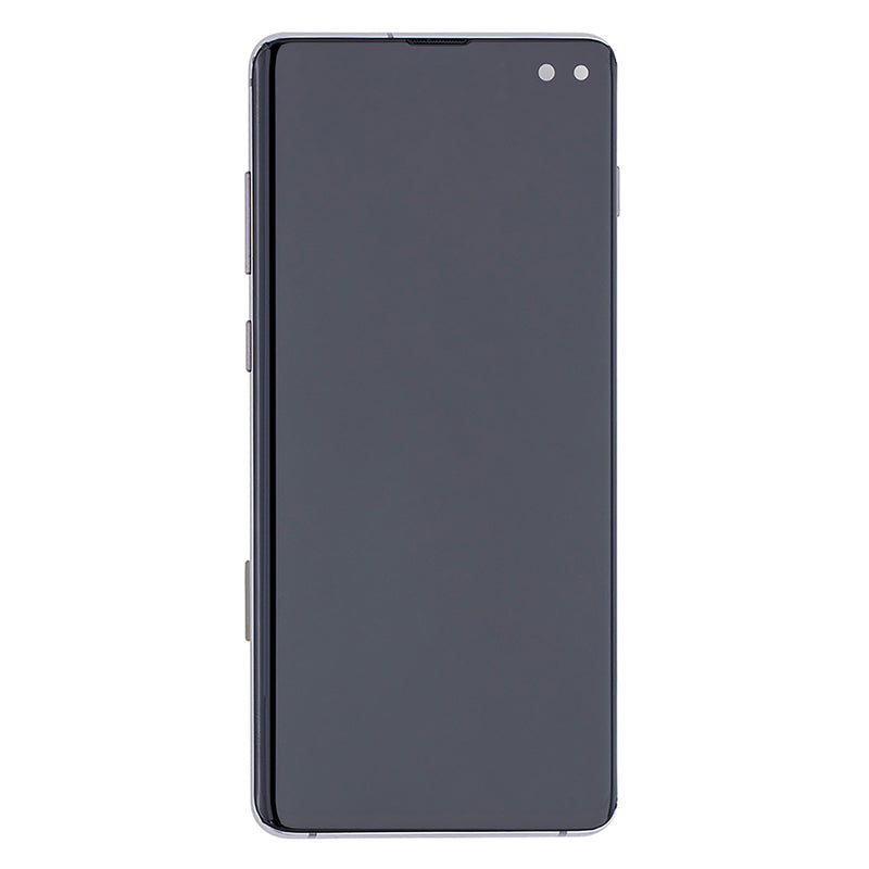 Samsung Galaxy S10 Plus G975F Display And Digitizer With Frame Prism Black Refurbished