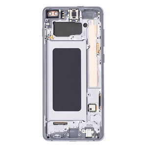 Samsung Galaxy S10 Plus G975F Display And Digitizer With Frame Prism Black Refurbished