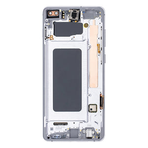 Samsung Galaxy S10 Plus G975F Display And Digitizer With Frame Prism White Refurbished