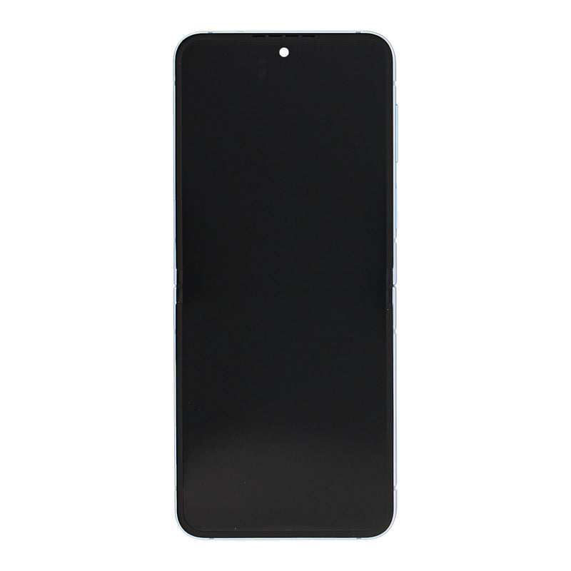 Samsung Galaxy Z Flip6 F741B Main Display And Digitizer With Frame Blue Service Pack
