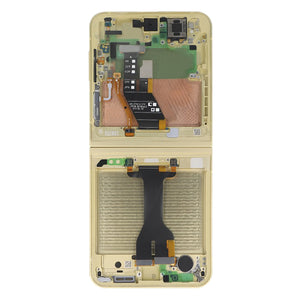 Samsung Galaxy Z Flip6 F741B Main Display And Digitizer With Frame Yellow Service Pack