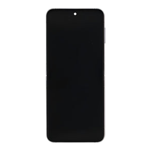 Samsung Galaxy Z Flip6 F741B Main Display And Digitizer With Frame Silver Shadow Service Pack