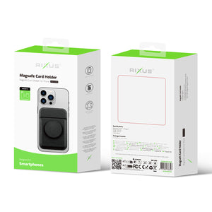 Rixus RXCH20B Card Holder With MagSafe Black