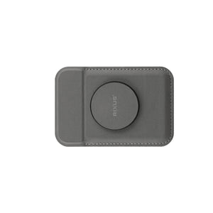 Rixus RXCH20G Card Holder With MagSafe Compatible Gray