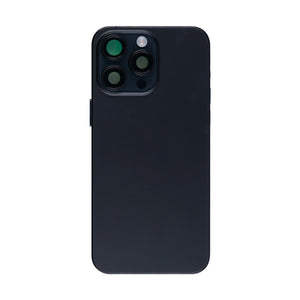 For iPhone 15 Pro Max Complete Housing Incl. All Small Parts Without Battery And Back Camera Black Titanium