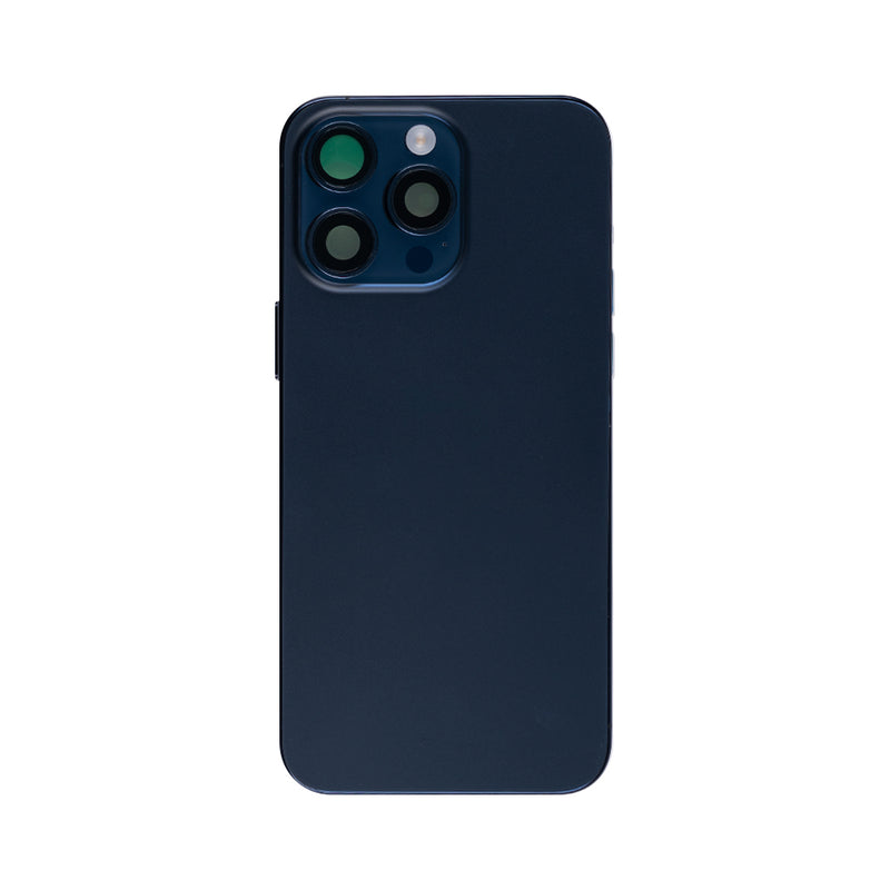 For Apple iPhone 15 Pro Max Housing With Small Parts Blue Titanium OEM
