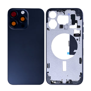 For Apple iPhone 15 Pro Max Housing With Small Parts Blue Titanium OEM