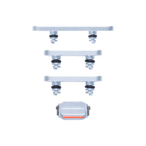For Apple iPhone 15, 15 Plus Side Button Set Blue Pulled (4pcs）