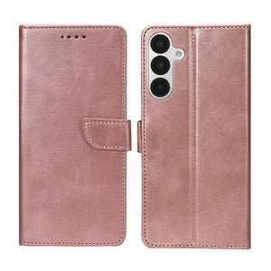 Rixus Bookcase For Samsung Galaxy A16 4G, A16 5G Pink