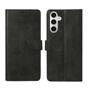 Rixus Bookcase For Samsung Galaxy S24 FE Black